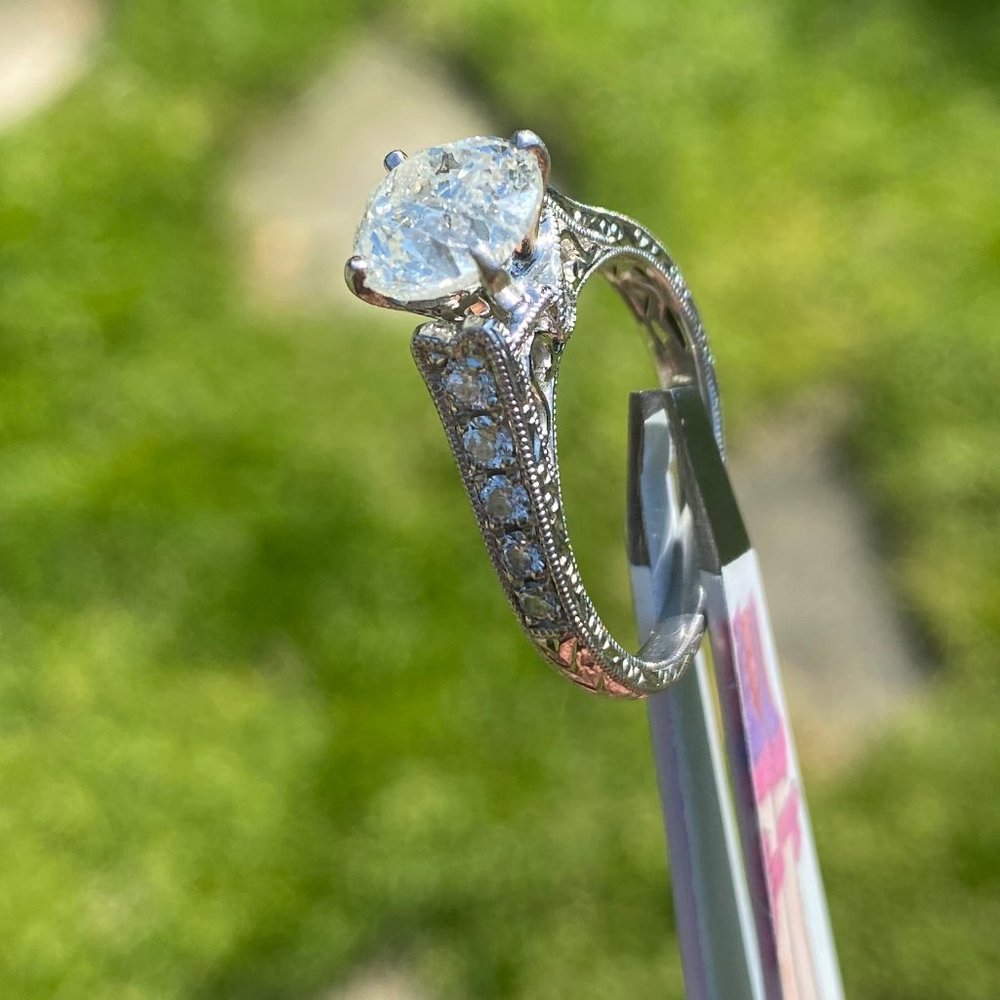 DIAMOND RING WEDDING ENGAGEMENT RING SHANE CO - Picture 9 of 14